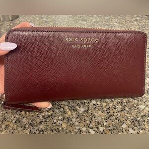 Kate Spade ♠️ Cherrywood Madison Wallet